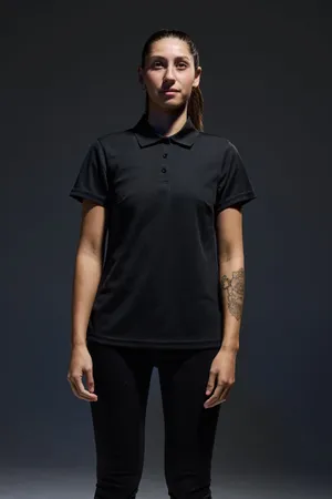 Ladies Polo Shirt Black