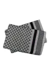 Grubentuch (10er Pack) Black-Grey Check
