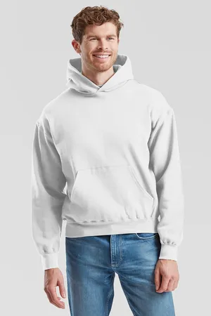 Supercotton™ Hooded Sweat White