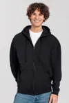 Iconic Premium Hooded Sweat Jacket Black
