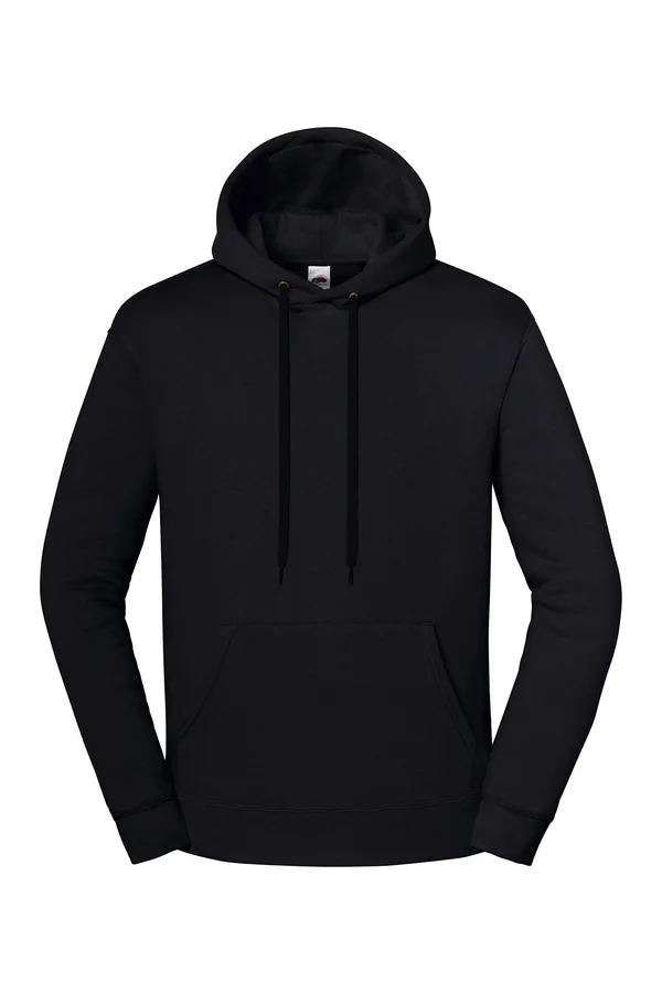 Iconic Premium Hooded Sweat Black