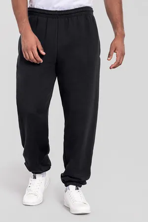 Iconic Premium Elasticated Cuff Jog Pants Black