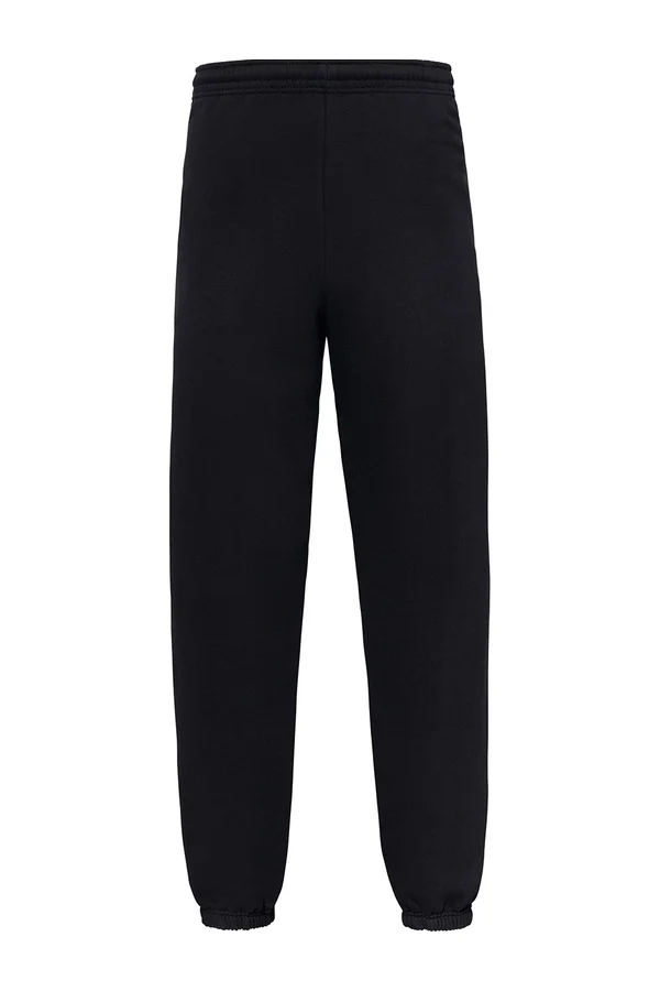Iconic Premium Elasticated Cuff Jog Pants Black