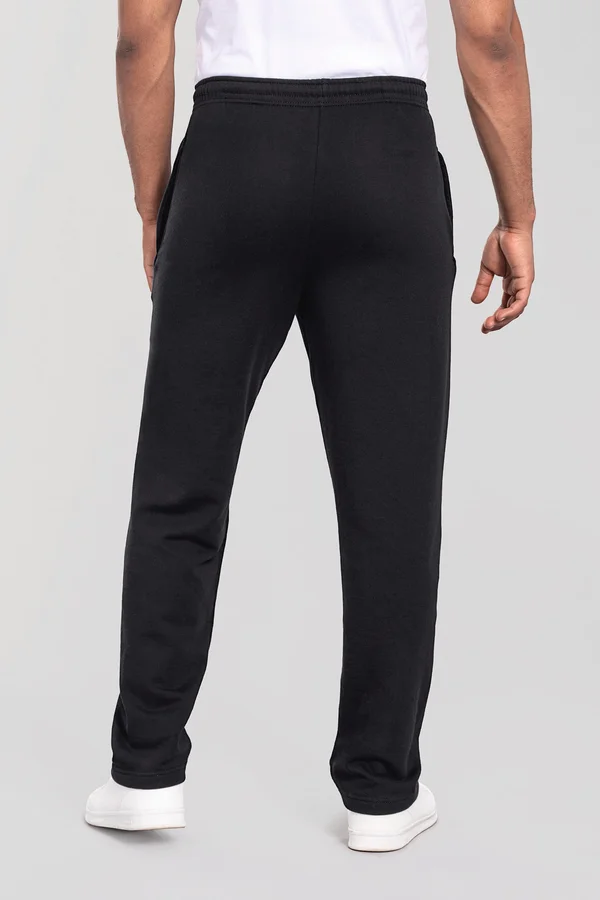 ICONIC 250 Open Hem Jog Pants Black
