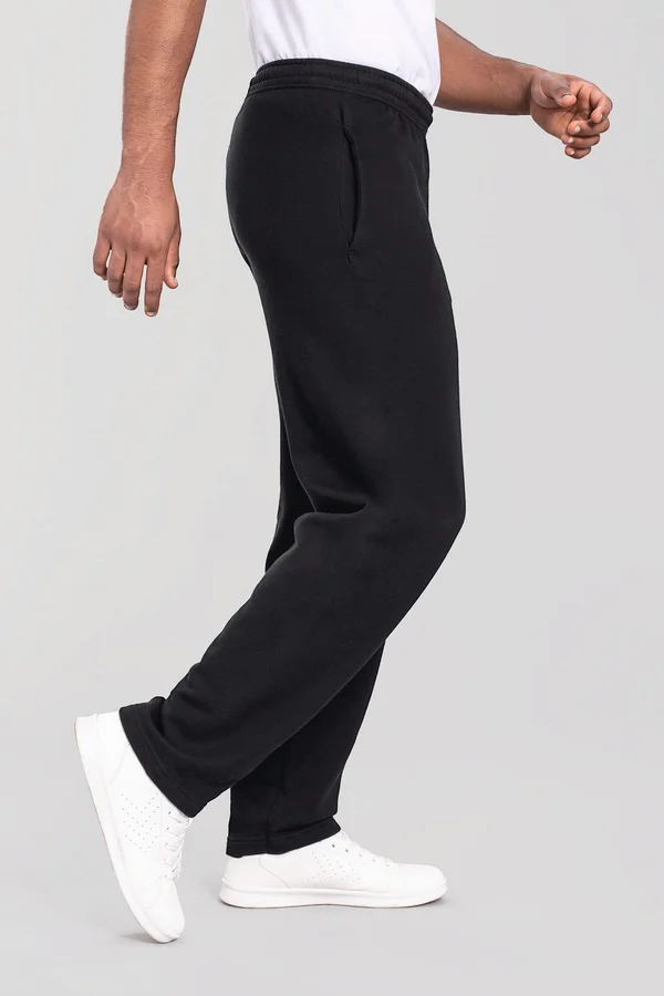 ICONIC 250 Open Hem Jog Pants Black