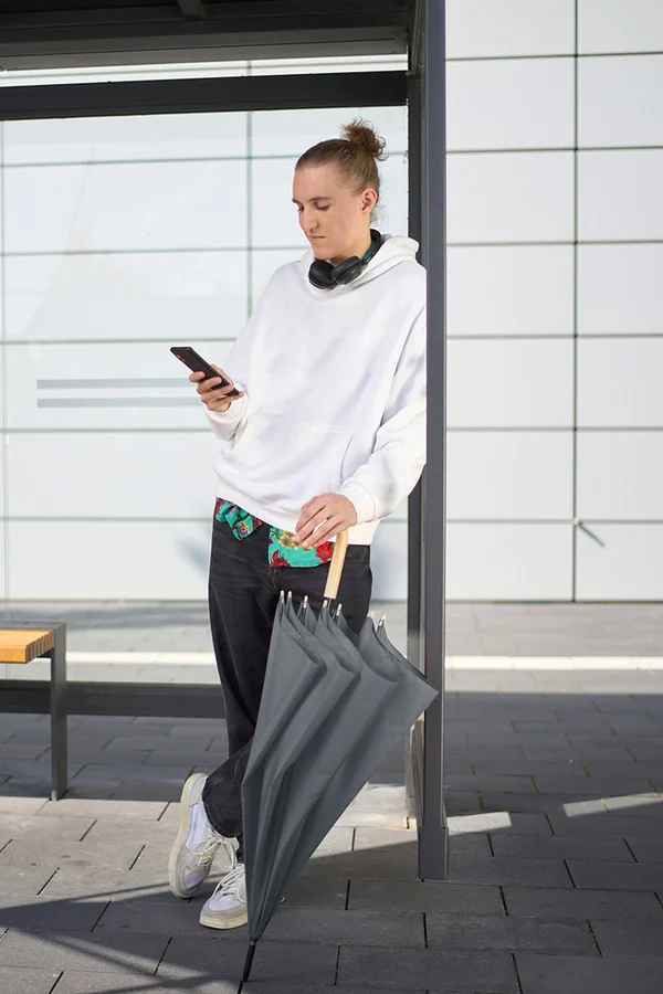 AC-Gästeschirm ÖkoBrella, waterSAVE® Grey