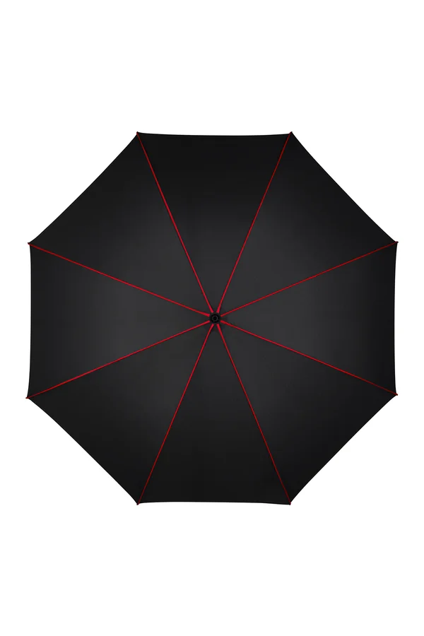 AC-Midsize-Stockschirm FARE® Seam Black / Red