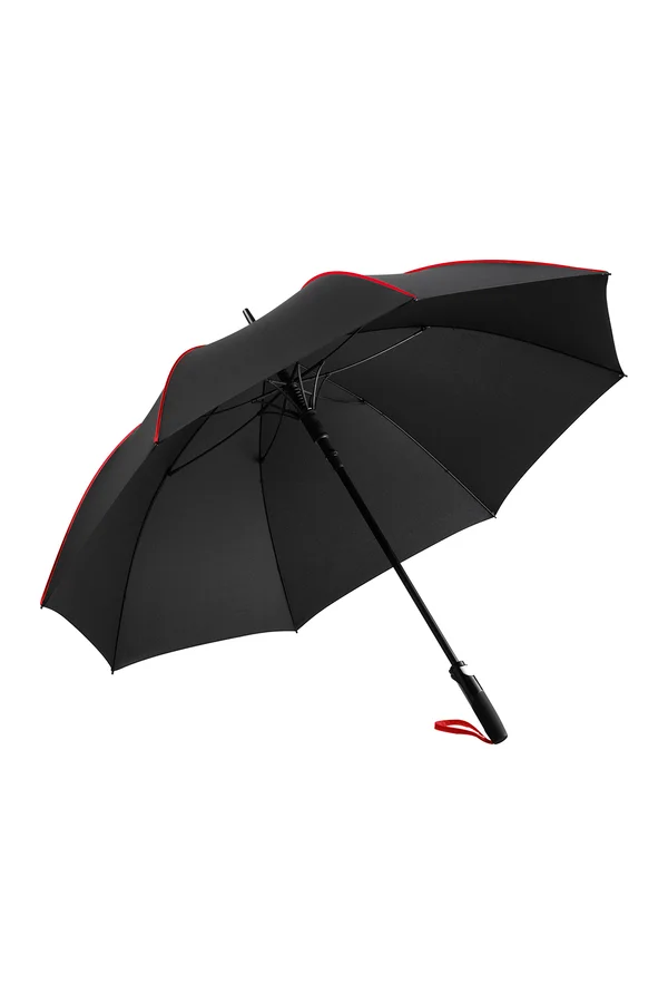 AC-Midsize-Stockschirm FARE® Seam Black / Red