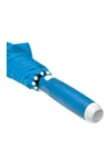 AC-Midsize-Stockschirm FARE® Whiteline cyan