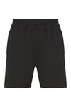 Kids Knitted Shorts with Zip Pockets Black