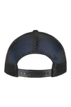 Trucker Recycled Polyester Fabric Cap Black