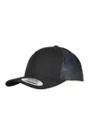 Trucker Recycled Polyester Fabric Cap Black