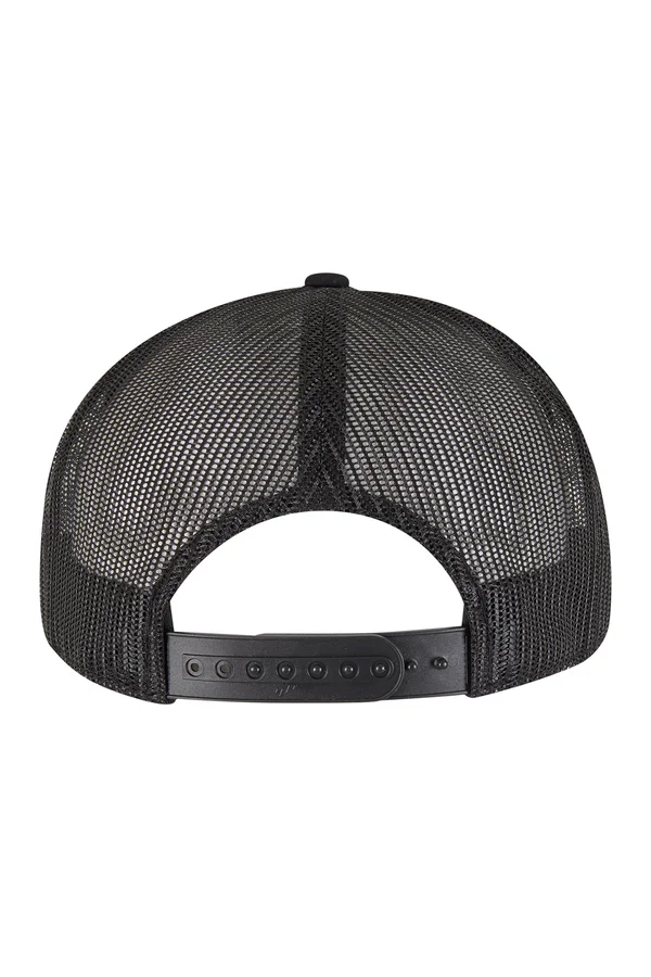 7 Panel Classic Trucker Cap Black / Black