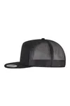 7 Panel Classic Trucker Cap Black / Black