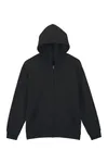 Softstyle® Midweight Fleece Adult Full Zip Hooded Sweatshirt Black