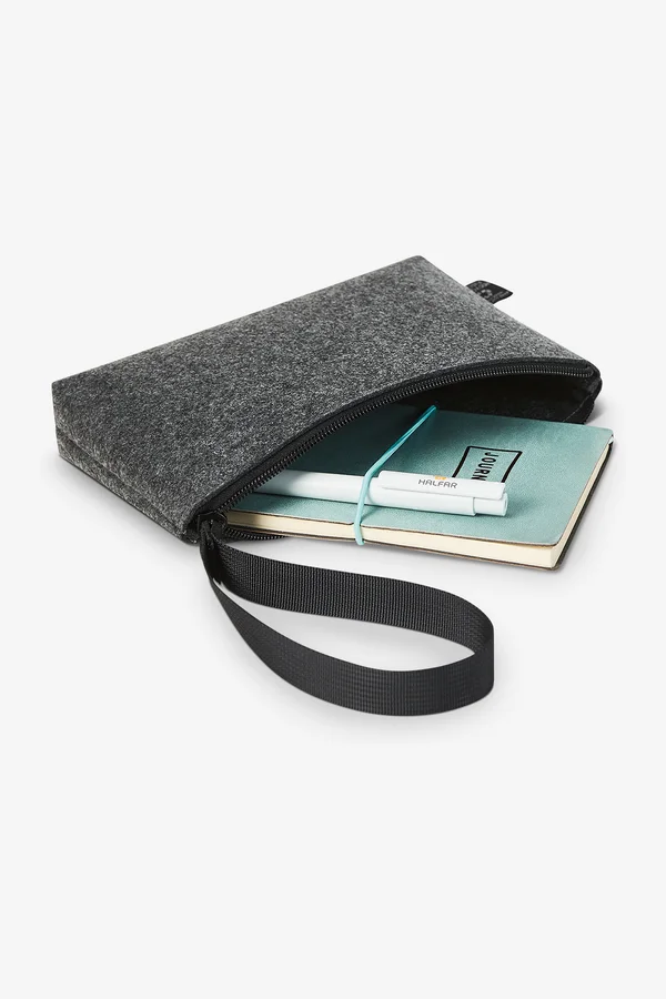 Zipper Bag Modern Classic Anthracite