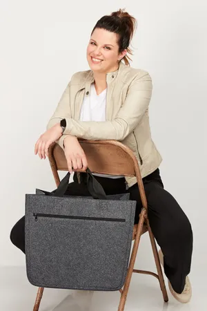 Felt Shopper Softbasket Anthracite