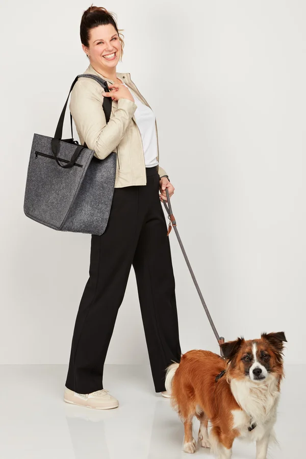 Felt Shopper Softbasket Anthracite