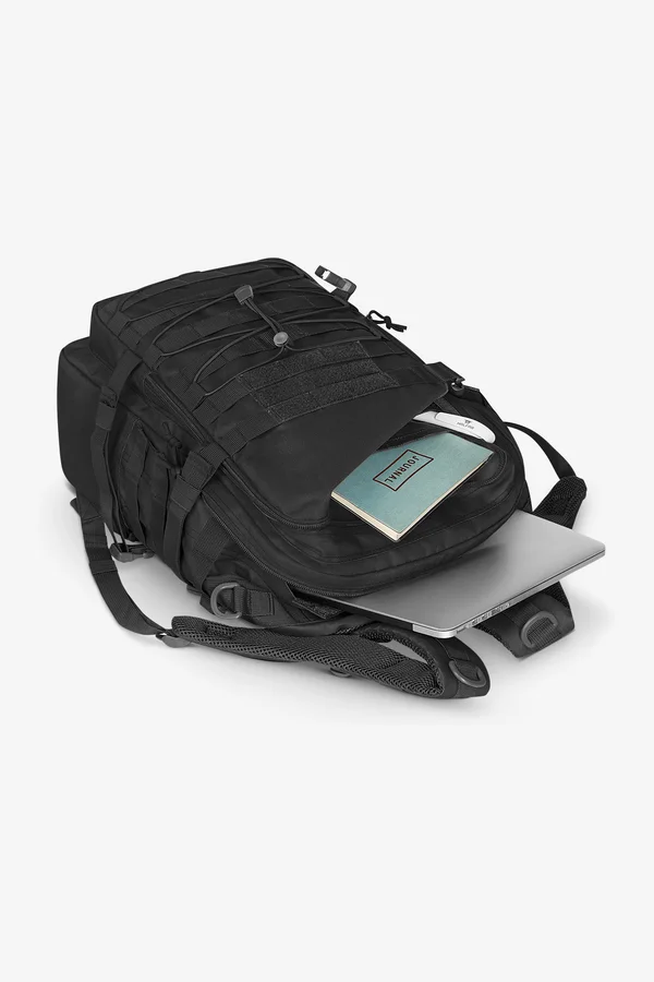 Notebook Backpack Molle Black