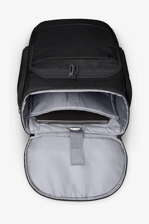 Notebook Backpack Solid Black
