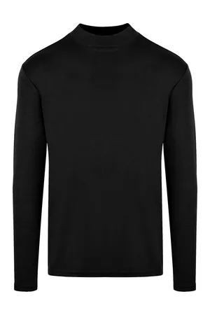 Men´s Premium Highneck Longsleeve Tees Black