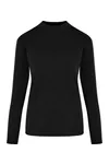 Women´s Premium Highneck Longsleeve Tees Black