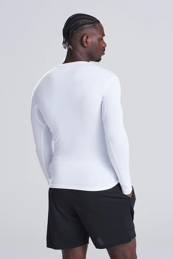 Active Recycled Baselayer Arctic White