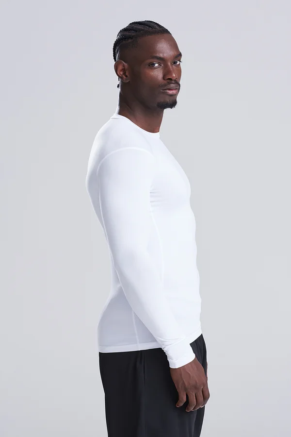Active Recycled Baselayer Arctic White