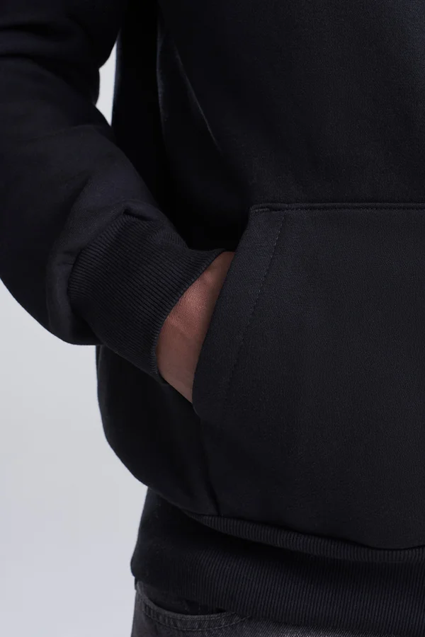 Signature Heavyweight Hoodie deep black