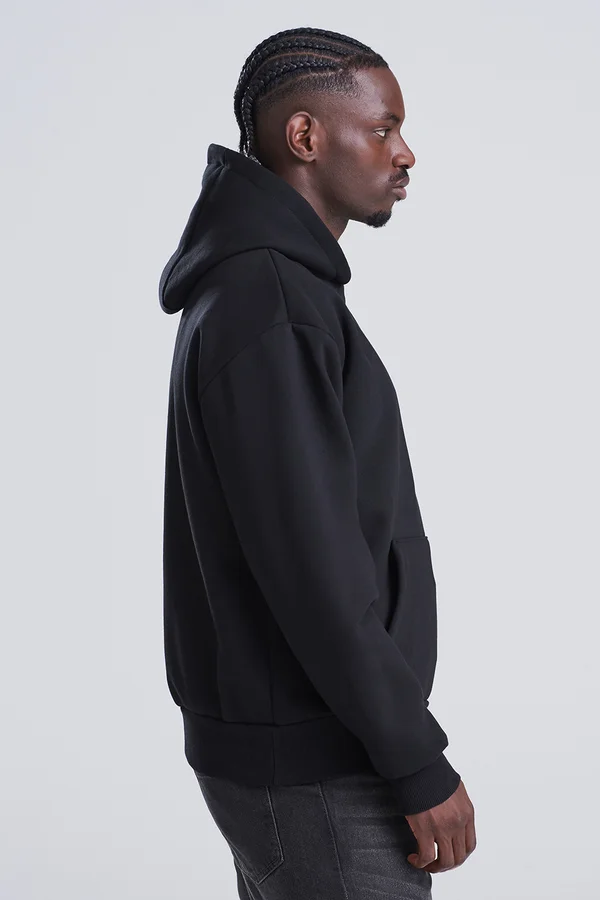 Signature Heavyweight Hoodie deep black