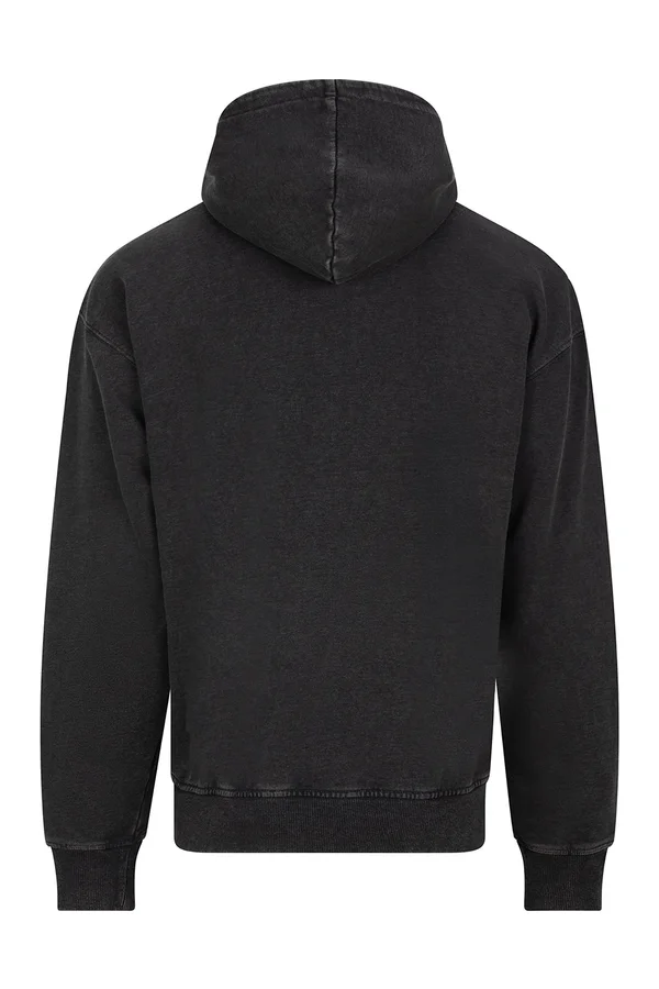 Vintage Washed Hoodie Washed black