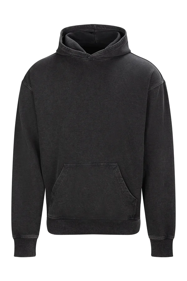 Vintage Washed Hoodie Washed black