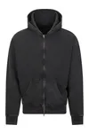 Vintage Washed Zoodie Washed black