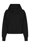 Women's Relaxed Hoodie deep black