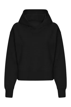 Women's Relaxed Hoodie deep black