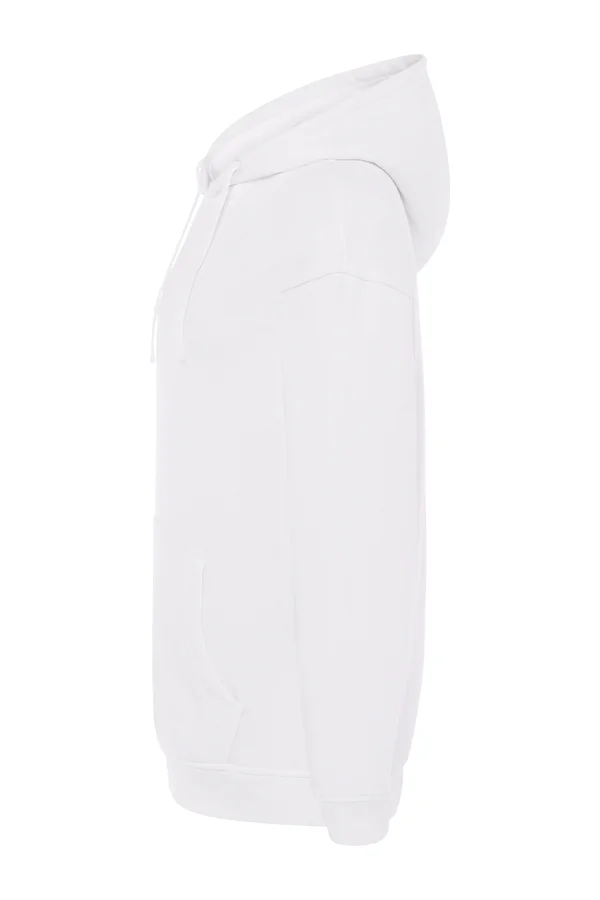 JT Kangaroo Hooded Sweat White
