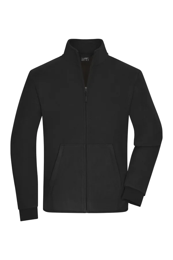 Men´s Bonded Fleece Jacket Black / Dark Grey (Solid)