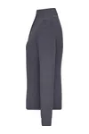 Ladies´ Zip-Cardigan anthracite melange