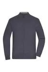 Men´s Zip Cardigan anthracite melange