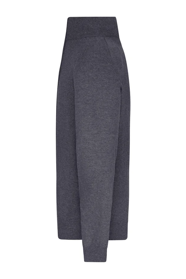 Men´s Zip Cardigan anthracite melange