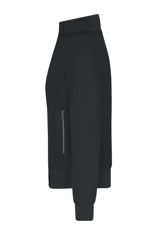 Ladies´ Reversible Blouson Black / Silver (Solid)