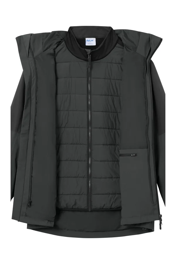 Men´s 3-in-1 Jacket carbon/black