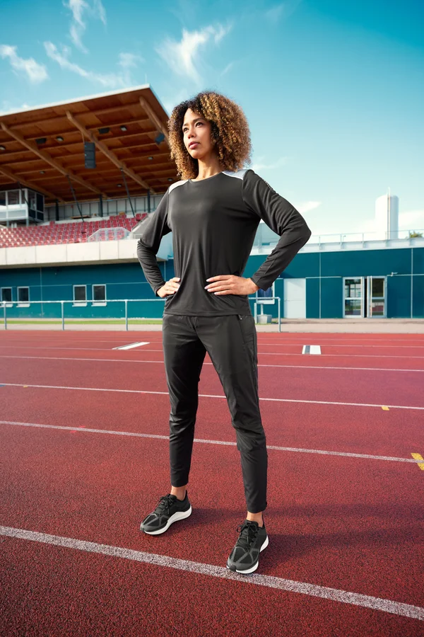 Ladies´ Running Shirt Longsleeve Black