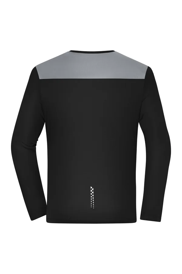 Men´s Running Shirt Longsleeve Black