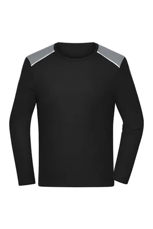 Men´s Running Shirt Longsleeve Black