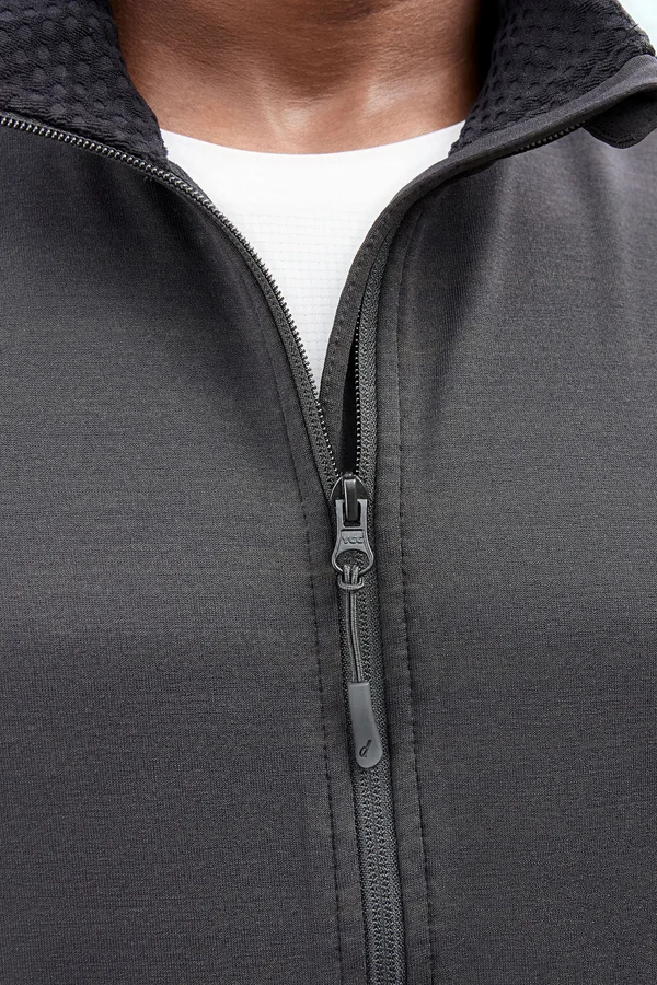 Men´s Sports Structured Fleece Jacket Black