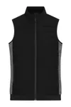 Ladies´ Padded Hybrid Vest black/carbon melange