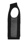 Men´s Padded Hybrid Vest black/carbon melange