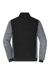 Men´s Padded Hybrid Jacket black/carbon melange