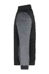 Men´s Padded Hybrid Jacket black/carbon melange